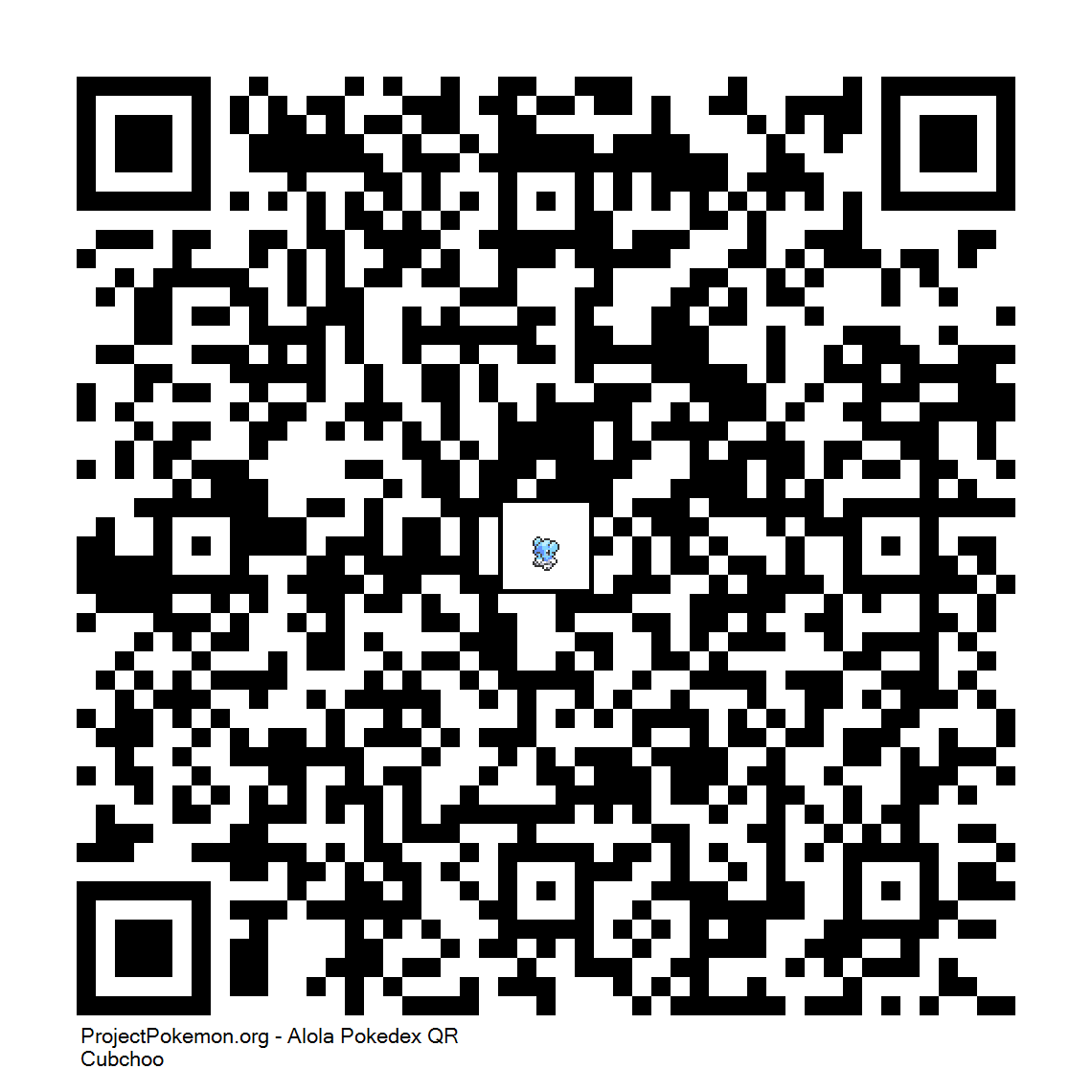 Cdigo QR de Cubchoo